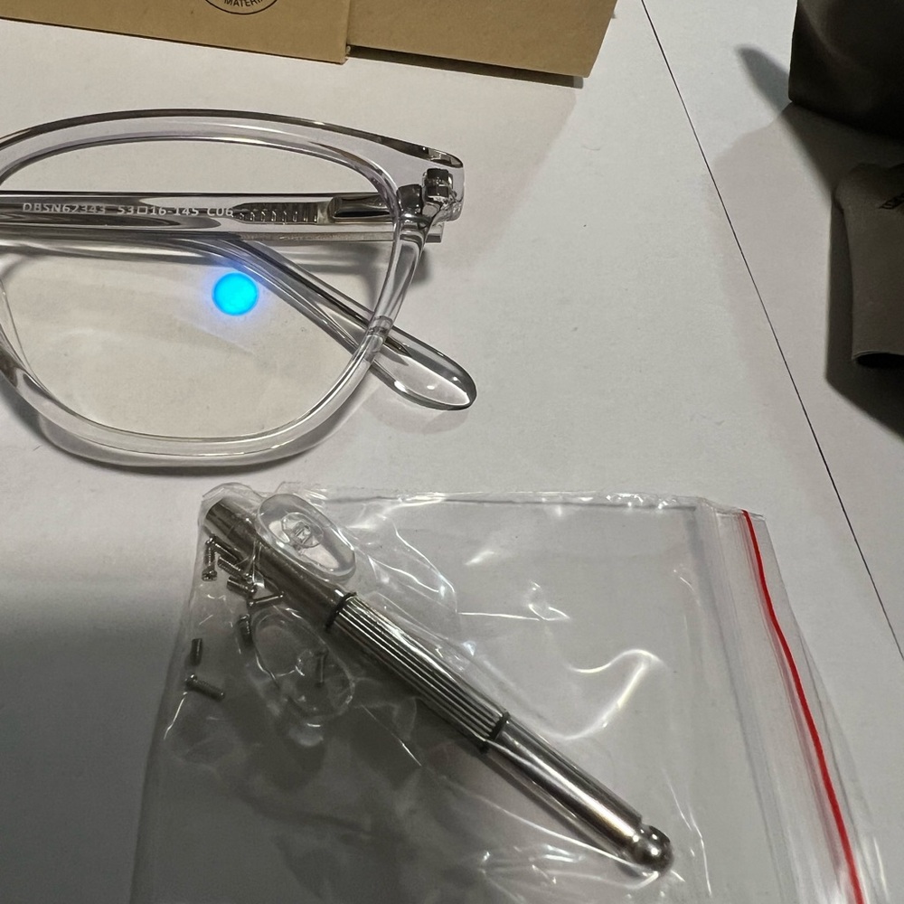Clear Women's Glasses Blue light blocking original packaging - Picture 6 of 8
